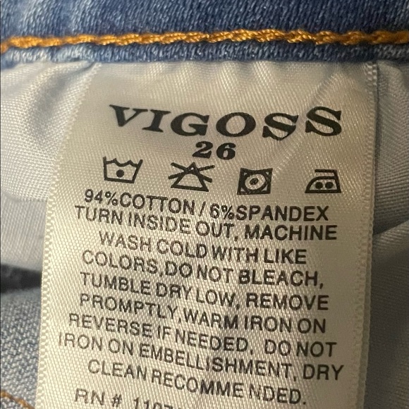 Vigoss Marley Skinny light wash size 26 - Picture 2 of 3